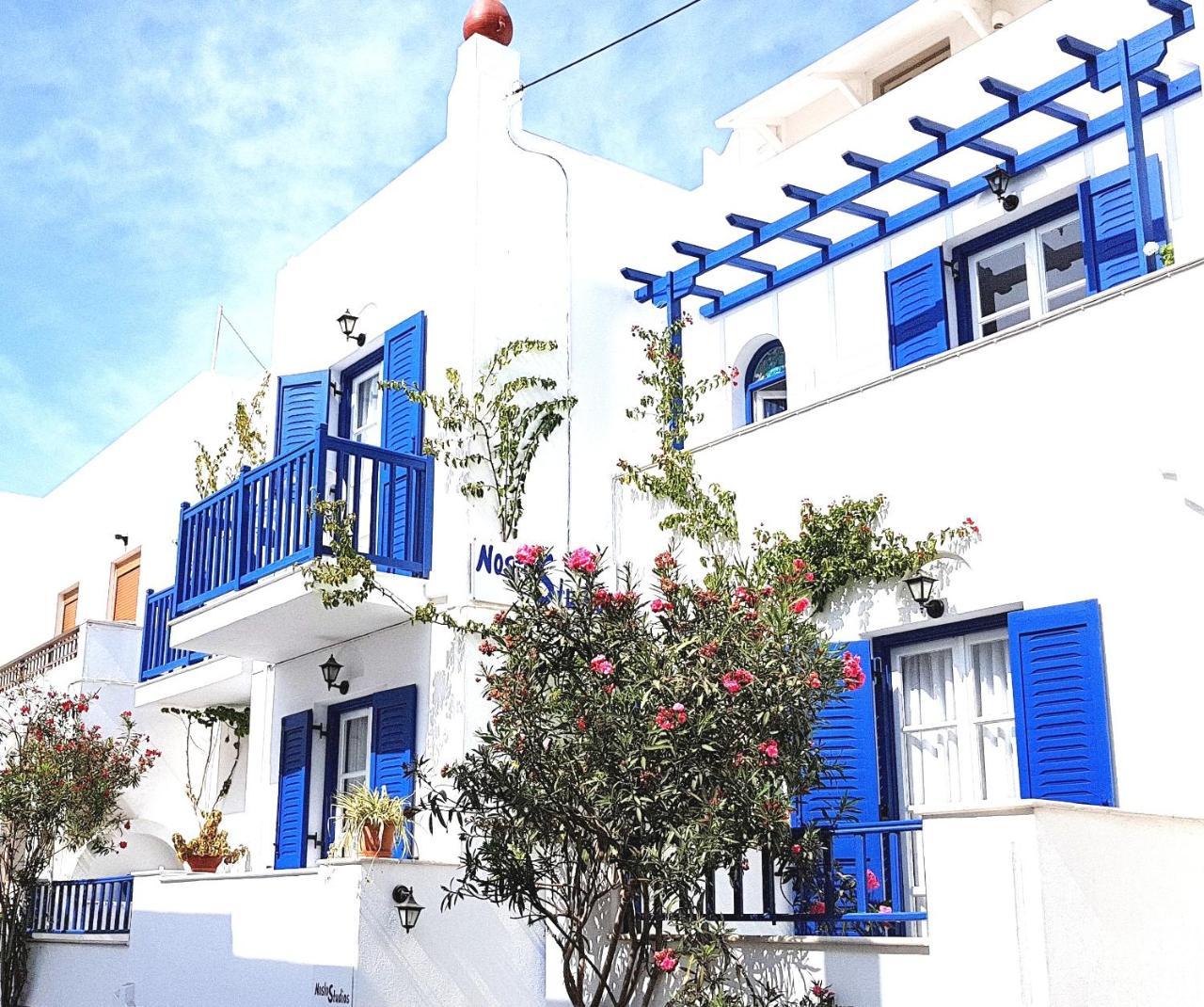 Nostos Studios At Saint George Beach Agios Georgios Chora Naxos Town Naxos City Exterior photo